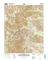 Paris Tennessee Current topographic map, 1:24000 scale, 7.5 X 7.5 Minute, Year 2016