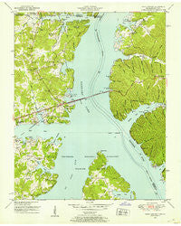 Paris Landing Tennessee Historical topographic map, 1:24000 scale, 7.5 X 7.5 Minute, Year 1950