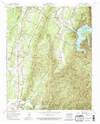 Parksville Tennessee Historical topographic map, 1:24000 scale, 7.5 X 7.5 Minute, Year 1966