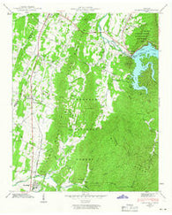 Parksville Tennessee Historical topographic map, 1:24000 scale, 7.5 X 7.5 Minute, Year 1942