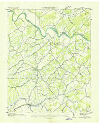 Parrottsville Tennessee Historical topographic map, 1:24000 scale, 7.5 X 7.5 Minute, Year 1935