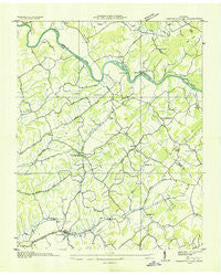 Parrottsville Tennessee Historical topographic map, 1:24000 scale, 7.5 X 7.5 Minute, Year 1935