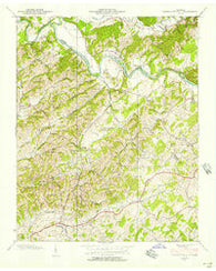 Parrottsville Tennessee Historical topographic map, 1:24000 scale, 7.5 X 7.5 Minute, Year 1939