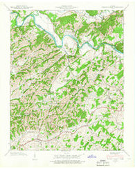 Parrottsville Tennessee Historical topographic map, 1:24000 scale, 7.5 X 7.5 Minute, Year 1939