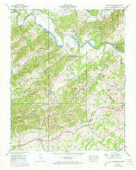 Parrottsville Tennessee Historical topographic map, 1:24000 scale, 7.5 X 7.5 Minute, Year 1939