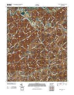 Parrottsville Tennessee Historical topographic map, 1:24000 scale, 7.5 X 7.5 Minute, Year 2010