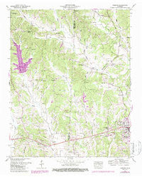 Parsons Tennessee Historical topographic map, 1:24000 scale, 7.5 X 7.5 Minute, Year 1950