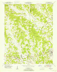 Parsons Tennessee Historical topographic map, 1:24000 scale, 7.5 X 7.5 Minute, Year 1950