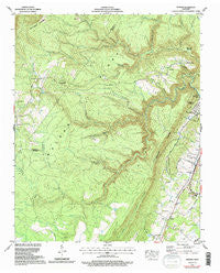Pennine Tennessee Historical topographic map, 1:24000 scale, 7.5 X 7.5 Minute, Year 1973