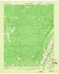 Pennine Tennessee Historical topographic map, 1:24000 scale, 7.5 X 7.5 Minute, Year 1935