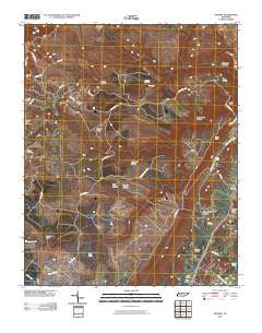 Pennine Tennessee Historical topographic map, 1:24000 scale, 7.5 X 7.5 Minute, Year 2010