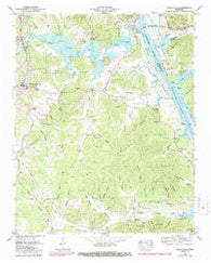 Perryville Tennessee Historical topographic map, 1:24000 scale, 7.5 X 7.5 Minute, Year 1949