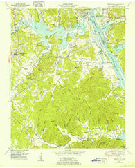 Perryville Tennessee Historical topographic map, 1:24000 scale, 7.5 X 7.5 Minute, Year 1949
