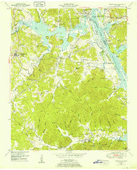 Perryville Tennessee Historical topographic map, 1:24000 scale, 7.5 X 7.5 Minute, Year 1949