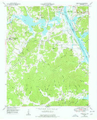 Perryville Tennessee Historical topographic map, 1:24000 scale, 7.5 X 7.5 Minute, Year 1949