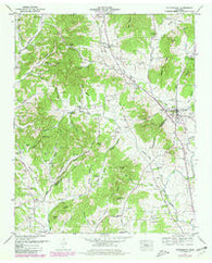 Petersburg Tennessee Historical topographic map, 1:24000 scale, 7.5 X 7.5 Minute, Year 1951