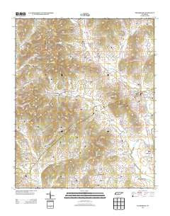 Petersburg Tennessee Historical topographic map, 1:24000 scale, 7.5 X 7.5 Minute, Year 2013