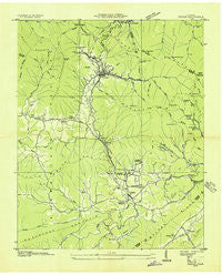 Petros Tennessee Historical topographic map, 1:24000 scale, 7.5 X 7.5 Minute, Year 1936