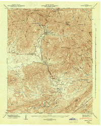 Petros Tennessee Historical topographic map, 1:24000 scale, 7.5 X 7.5 Minute, Year 1946