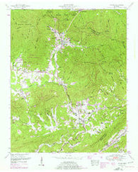 Petros Tennessee Historical topographic map, 1:24000 scale, 7.5 X 7.5 Minute, Year 1952