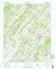 Philadelphia Tennessee Historical topographic map, 1:24000 scale, 7.5 X 7.5 Minute, Year 1974