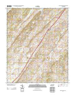 Philadelphia Tennessee Historical topographic map, 1:24000 scale, 7.5 X 7.5 Minute, Year 2013