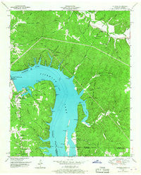 Pickwick Tennessee Historical topographic map, 1:24000 scale, 7.5 X 7.5 Minute, Year 1949
