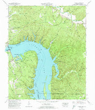 Pickwick Tennessee Historical topographic map, 1:24000 scale, 7.5 X 7.5 Minute, Year 1972