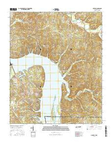Pickwick Tennessee Current topographic map, 1:24000 scale, 7.5 X 7.5 Minute, Year 2016