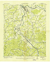 Pigeon Forge Tennessee Historical topographic map, 1:24000 scale, 7.5 X 7.5 Minute, Year 1935