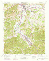Pigeon Forge Tennessee Historical topographic map, 1:24000 scale, 7.5 X 7.5 Minute, Year 1956
