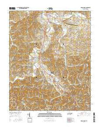 Pigeon Forge Tennessee Current topographic map, 1:24000 scale, 7.5 X 7.5 Minute, Year 2016