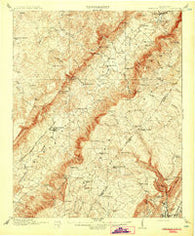 Pikeville Tennessee Historical topographic map, 1:62500 scale, 15 X 15 Minute, Year 1910