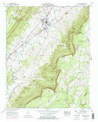Pikeville Tennessee Historical topographic map, 1:24000 scale, 7.5 X 7.5 Minute, Year 1956