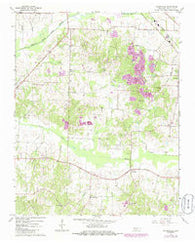 Pillowville Tennessee Historical topographic map, 1:24000 scale, 7.5 X 7.5 Minute, Year 1967
