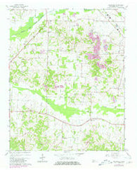 Pillowville Tennessee Historical topographic map, 1:24000 scale, 7.5 X 7.5 Minute, Year 1967