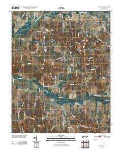 Pillowville Tennessee Historical topographic map, 1:24000 scale, 7.5 X 7.5 Minute, Year 2010