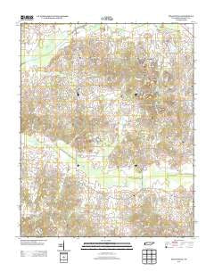 Pillowville Tennessee Historical topographic map, 1:24000 scale, 7.5 X 7.5 Minute, Year 2013