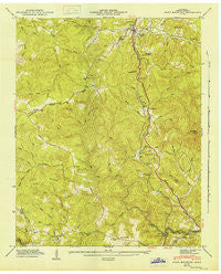 Pilot Mountain Tennessee Historical topographic map, 1:24000 scale, 7.5 X 7.5 Minute, Year 1946