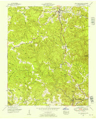 Pilot Mountain Tennessee Historical topographic map, 1:24000 scale, 7.5 X 7.5 Minute, Year 1952