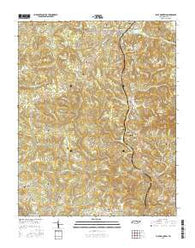 Pilot Mountain Tennessee Current topographic map, 1:24000 scale, 7.5 X 7.5 Minute, Year 2016