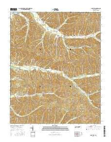 Pine View Tennessee Current topographic map, 1:24000 scale, 7.5 X 7.5 Minute, Year 2016