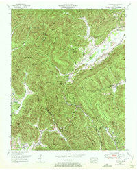 Pioneer Tennessee Historical topographic map, 1:24000 scale, 7.5 X 7.5 Minute, Year 1952