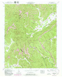 Pioneer Tennessee Historical topographic map, 1:24000 scale, 7.5 X 7.5 Minute, Year 1952