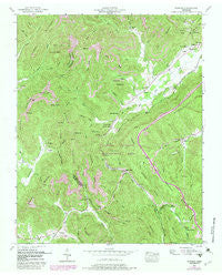 Pioneer Tennessee Historical topographic map, 1:24000 scale, 7.5 X 7.5 Minute, Year 1952