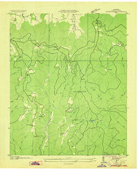 Pitcher Ridge Tennessee Historical topographic map, 1:24000 scale, 7.5 X 7.5 Minute, Year 1936