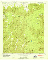 Pitcher Ridge Tennessee Historical topographic map, 1:24000 scale, 7.5 X 7.5 Minute, Year 1951