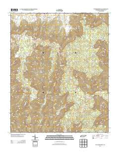 Pitcher Ridge Tennessee Historical topographic map, 1:24000 scale, 7.5 X 7.5 Minute, Year 2013