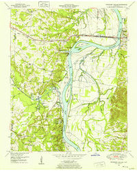 Pittsburg Landing Tennessee Historical topographic map, 1:24000 scale, 7.5 X 7.5 Minute, Year 1949