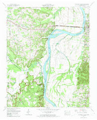 Pittsburg Landing Tennessee Historical topographic map, 1:24000 scale, 7.5 X 7.5 Minute, Year 1972